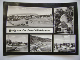 Hiddensee - Gesamtansicht, Strand, Kloster, Grabstätte Von Gerhart Hauptmann, Vitte - Posted 1968 - Hiddensee