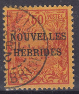 NOUVELLES HEBRIDES : RADE DE NOUMEA 50c N° 4 OBLITERATION CHOISIE - Oblitérés