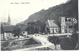 CPA Suisse - St-Gall * Ragaz - Engl. Kirche * - SG St. Gall
