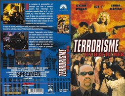 "TERRORISME EN HAUTE MER" -jaquette SPECIMEN Originale PARAMOUNT VHS SECAM -final Voyage - Acción, Aventura