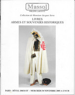 Catalogue De Ventes Aux Enchères Du Mardi 29 Novembre 2005 PARIS-HÔTEL DROUOT Cartes Postales- Armes - Peinture Chasse.. - Altri & Non Classificati