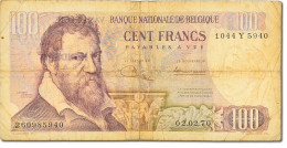 Billet, Belgique, 100 Francs, 1961-1971, 1970-02-02, KM:134b, TB - 100 Francs