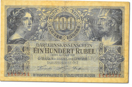 Billet, Allemagne, 100 Rubel, 1916, 1916-04-17, KM:R126, TB - Sonstige & Ohne Zuordnung