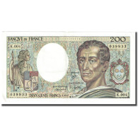 France, 200 Francs, Montesquieu, 1981, SUP+, Fayette:70.01, KM:155a - 200 F 1981-1994 ''Montesquieu''