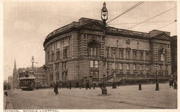 Liverpool - Technical School, Bus - Inused Post Card - Liverpool