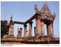 (JJ 10) Cambodia - Temples (2 Postcards) - Otros & Sin Clasificación