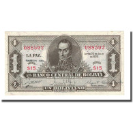 Billet, Bolivie, 1 Boliviano, L.1928, KM:128c, NEUF - Bolivie