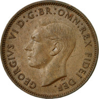 Monnaie, Grande-Bretagne, George VI, Farthing, 1949, TTB, Bronze, KM:867 - B. 1 Farthing