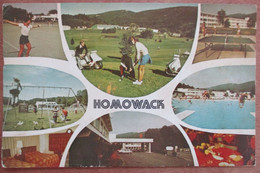 USA UNITED STATES HOMOWACK NEW YORK SPRING GLEN HOTEL SPORT POSTCARD ANSICHTSKARTE PICTURE CARTOLINA PHOTO CARD - Lake George