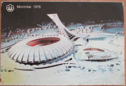 USA UNITED STATES CANADA MONTREAL GAMES 1976 STADIUM POSTCARD ANSICHTSKARTE PICTURE CARTOLINA PHOTO CARD - Fresno