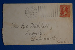 L1 ETATS UNIS BELLE LETTRE  1900 SACRAMENTO  POUR LATROBE + AFFRANCH INTERESSANT - Brieven En Documenten