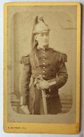 CDV Photographie Soldat 10e Régiment De Cavalerie Louis Monnier Photographe E. Dufour Dijon 6 Place Saint Michel - War, Military