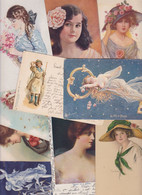 Lot 2669 De 10 CPA Femmes Women Fantaisie Déstockage Pour Revendeurs Ou Collectionneurs - 5 - 99 Postkaarten