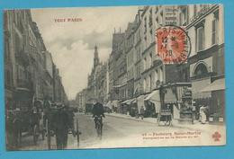 CPA TOUT PARIS 46 - Faubourg Saint-Martin Perspective De La Mairie Du Xème (Xème) Edition FLEURY - Paris (10)