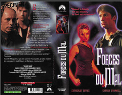 "FORCES DU MAL" -jaquette SPECIMEN Originale PARAMOUNT VHS SECAM -death By Magic - Action, Aventure