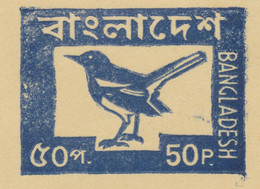 BANGLADESH 1983 „Doyel“ Birds Issue 50 P Navy Blue On Cream, Very Fine U/M VARIETY - Bangladesh