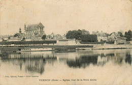 Vernon * église Vue De La Rive Droite - Vernon