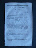 1844 Bulletin Des Lois 1115 Compagnie Des Mines De Montrambert Avec Chemin De Fer De Saint Etienne à Lyon Le Chemin - Decrees & Laws