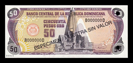 República Dominicana 50 Pesos Oro 1995 Pick 149s Specimen SC UNC - Dominicaine