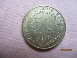 France: 50 Centimes 1963 (4 Plis) - 50 Centimes