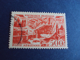 19327-59 - Poste Aérienne, Oblitéré N° 27  "    Vue De Marseille     "         Net    2 - 1927-1959 Used