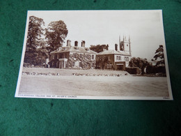 VINTAGE WILTSHIRE: MARLBOROUGH College & St Peter's Church Sepia Photochrom - Salisbury