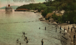 BATHING BEACH AND LANDING INDIAN POINT HUDSON RIVER  USA EEUU - Hudson River