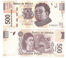 Mexico - 500 Pesos 1.8. 2017 AUNC / UNC P. 126 Serie BM Lemberg-Zp - Mexico