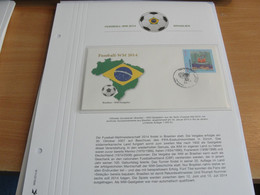 VOETBAL WK-2014, ENVELOPPE VAN HELVETIA, ZEGEL VAN BRAZILIE - 2014 – Brazil