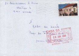 TIMBRES - STAMPS - LETTRE CODE BARRE - PORTUGAL - VILLAGES HISTORIQUES - HISTORICAL VILLAGES - IDANHA-A-NOVA - Autres & Non Classés