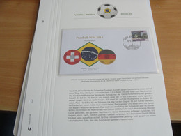 VOETBAL WK-2014, ENVELOPPE VAN HELVETIA, - 2014 – Brasile