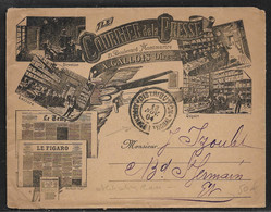 Lettre Entête Illustrée Presse + Cachet  Rare Distribution Affichage National. Paris 13 Novembre 1904. - Lettres & Documents