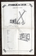 Modellismo - JEP Forgeacier - Planche 118 / 118 A - Grande Pelle A Vapeur - Altri & Non Classificati