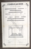 Modellismo - JEP Forgeacier - Planche 120 / 120 A - Petite Usine Avec 2 Machines - Sonstige & Ohne Zuordnung