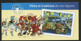 Carnet AUTOADHESIF BC 578 "Fêtes Et Traditions De Nos Régions" 2011. Vendu à La Valeur Faciale. Neuf. TB - Commémoratifs