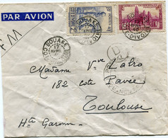COTE D'IVOIRE LETTRE PAR AVION CENSUREE DEPART BOUAKE 17 AVRIL 40 COTE D'IVOIRE POUR LA FRANCE - Cartas & Documentos