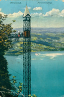 Bürgenstock Ascenseur Lac Personenaufzug Vue Générale Panorama Suisse Schweiz Svizzera NW Nidwald Belle Litho 1913 Plis - Autres & Non Classés