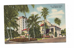 PALM BEACH, Florida, USA, Whitehall Hotel, 1948 Linen Postcard - Palm Beach