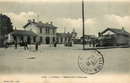 Lure * La Gare * Le Départ D'un Tramway * Tram Locomotive - Lure