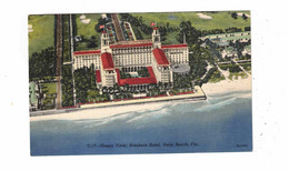 PALM BEACH, Florida, USA, Ocean View Of Breakers Hotel, 1948 Linen Postcard - Palm Beach