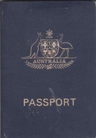 AUSTRALIA Collectible 1991 Passport Passeport Reisepass Pasaporte Passaporto  Fiscal Revenues FISCAUX EGYPT - Historical Documents