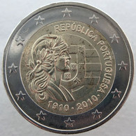 PO20010.1 - PORTUGAL - 2 Euros Commémo. Centenaire De La République - 2010 - Portugal