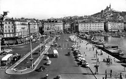 Marseille * Le Quai Des Belges * Au Fond Notre Dame De La Garde - Notre-Dame De La Garde, Aufzug Und Marienfigur