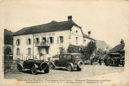 Faucogney * Hôtel Du Coq Gaulois Edmond TOURNOUX Propriétaire * Automobile Voiture Ancienne - Autres & Non Classés