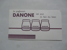 VIEUX PAPIERS - BUVARD : DANONE - Alimentaire