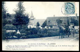 Cpa Du 27  Environs De Quillebeuf -- St Aubin     NOV20-29 - Saint-Aubin-d'Ecrosville