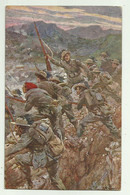 CARTOLINA EDITA A BENEFICIO DEL COMITATO LOMBARDO SOLDATI MUTILATI IN GUERRA ILLUSTRATA  SALVADORI 1918 VIAGG. FP  FP - Weltkrieg 1914-18