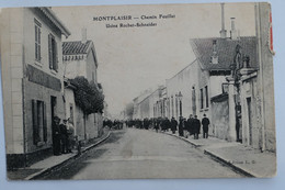 C. P. A. : 69 MONTPLAISIR : Chemin Feuillat, Usine Rochet Schneider, Animé, Timbre En 1912 - Lyon 8