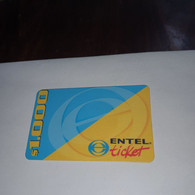 Chile-entel Ticket-(6)-($1.000)-(975-174-317-033)-(30/6/2000)-(look Outside)-used Card+1card Prepiad Free - Cile