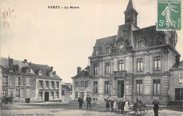 Verzy              51         La Mairie. Grand Café De La Place        (voir Scan) - Verzy